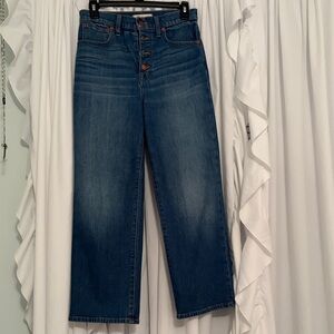 Madewell High-Waisted Blue Jeans